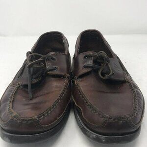 Dexter Brown Leather Boat Shoes Loafers Men Size 11 M Made In The USA
